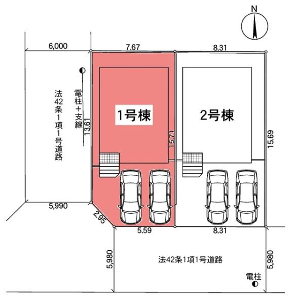 岡崎市細川町新築戸建全2棟1号棟