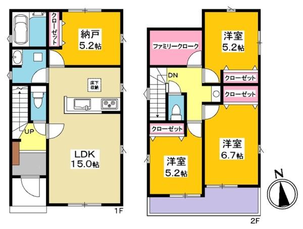 蒲郡市上本町新築戸建全6棟2号棟