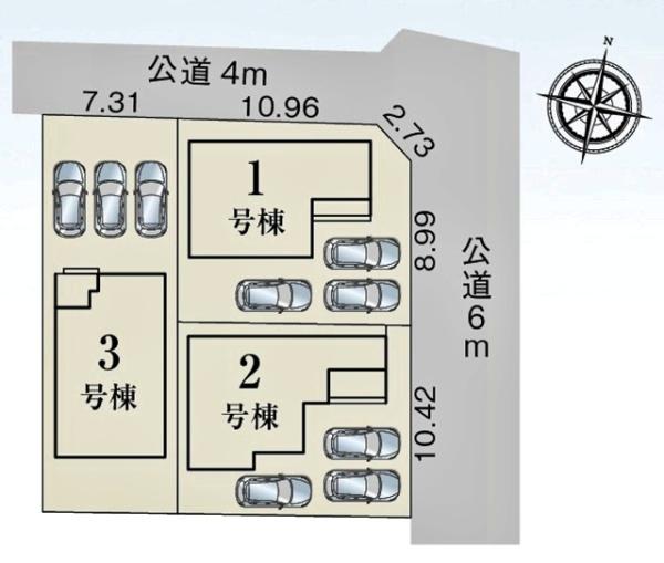 豊川市幸町新築戸建全3棟3号棟