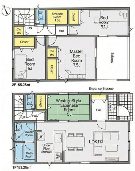 蒲郡市豊岡町新築戸建全3棟2号棟