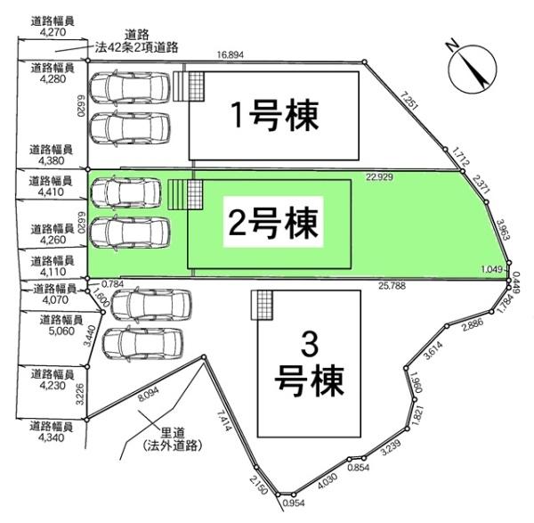 豊田市西中山町新築戸建全3棟2号棟