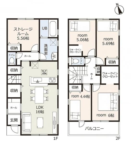 豊川市諏訪西町新築戸建全3棟3号棟