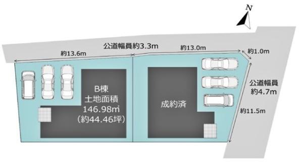 豊川市国府町新築戸建全2棟B号棟