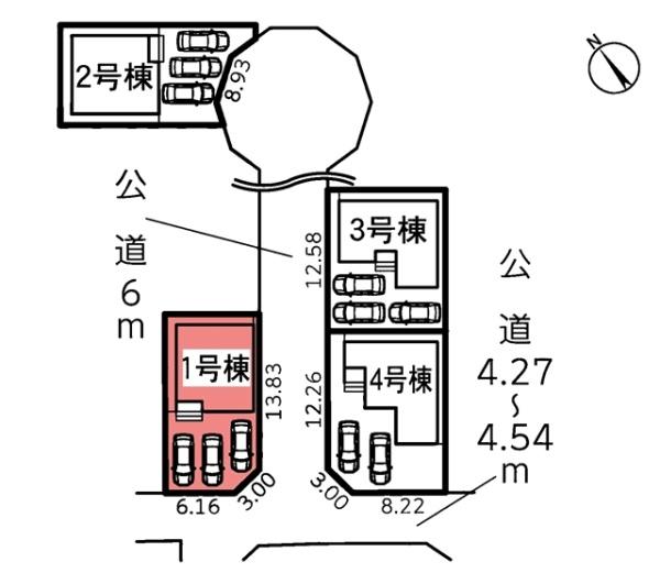 刈谷市井ケ谷町新築戸建全4棟1号棟