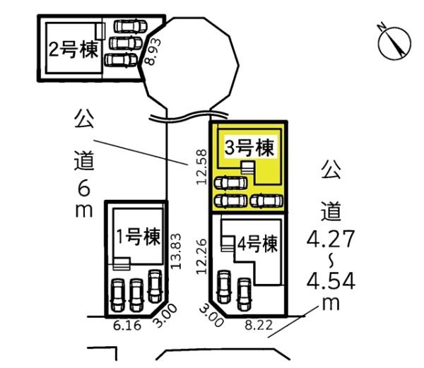 刈谷市井ケ谷町新築戸建全4棟3号棟