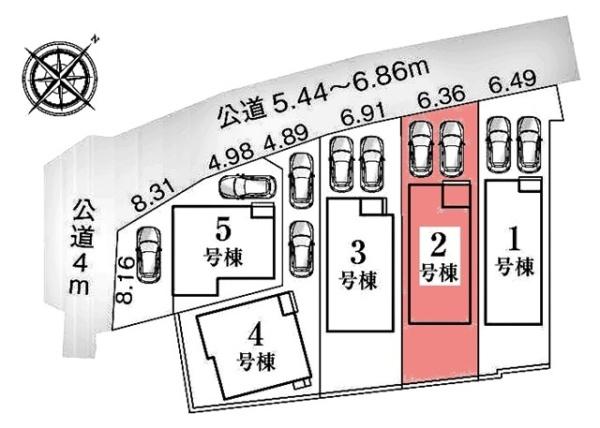 刈谷市井ケ谷町新築戸建全5棟2号棟