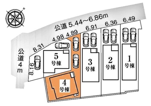 刈谷市井ケ谷町新築戸建全5棟4号棟