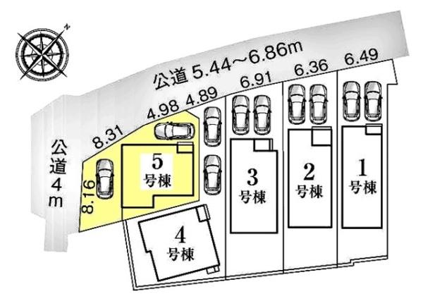 刈谷市井ケ谷町新築戸建全5棟5号棟