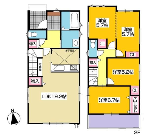 大府市横根町新築戸建全3棟1号地