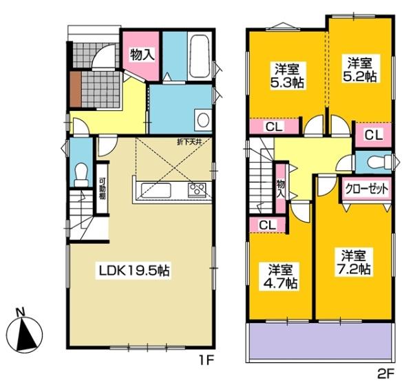 大府市横根町新築戸建全3棟2号地
