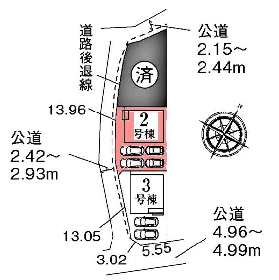 蒲郡市竹谷町新築戸建全3棟2号棟