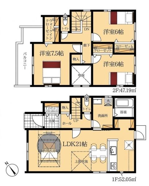 安城市榎前町新築戸建全2棟1号棟