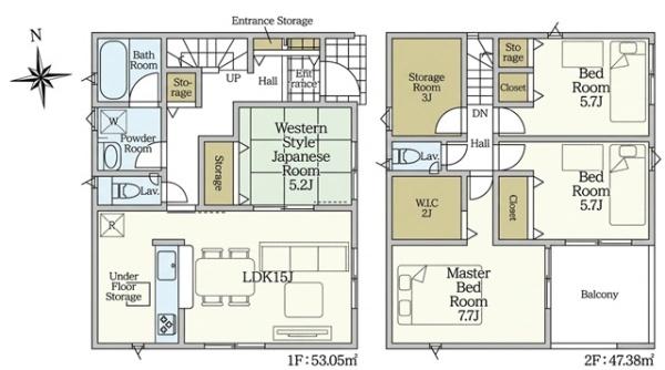 蒲郡市竹島町新築戸建全2棟2号棟