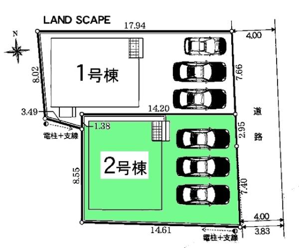 蒲郡市竹島町新築戸建全2棟2号棟