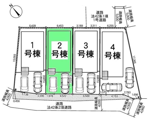豊田市新町新築戸建全4棟2号棟