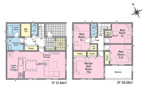 刈谷市西境町新築戸建全3棟1号棟