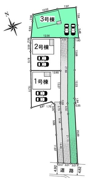 刈谷市西境町新築戸建全3棟3号棟