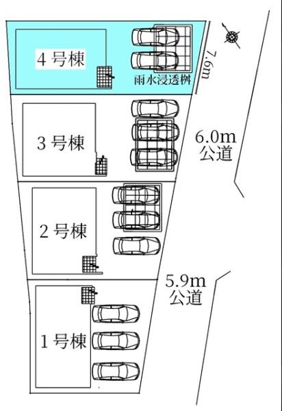 刈谷市泉田町新築戸建全4棟4号棟