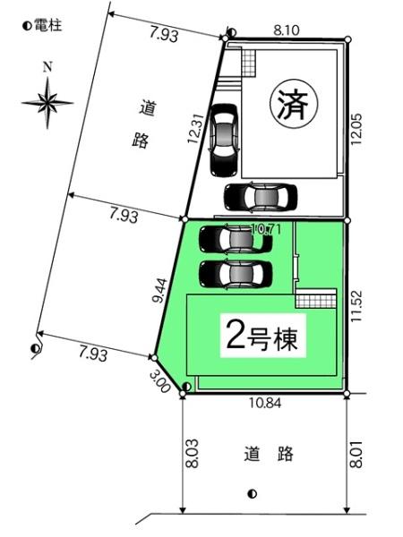 豊田市高上1丁目新築戸建全2棟2号棟