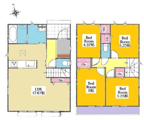 豊田市志賀町新築戸建全2棟A号棟