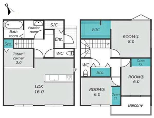 西尾市住崎町新築戸建全2棟B棟