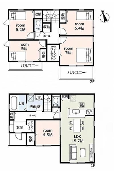 東海市富木島町新築戸建全2棟1号棟
