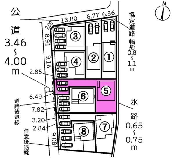 豊田市畝部西町新築戸建全8棟5号棟