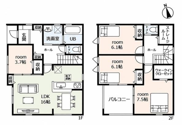 東海市富木島町新築戸建全2棟2号棟