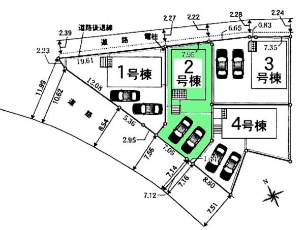 安城市根崎町新築戸建全4棟2号棟