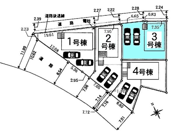 安城市根崎町新築戸建全4棟3号棟