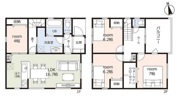 知立市弘法町新築戸建全5棟1号棟