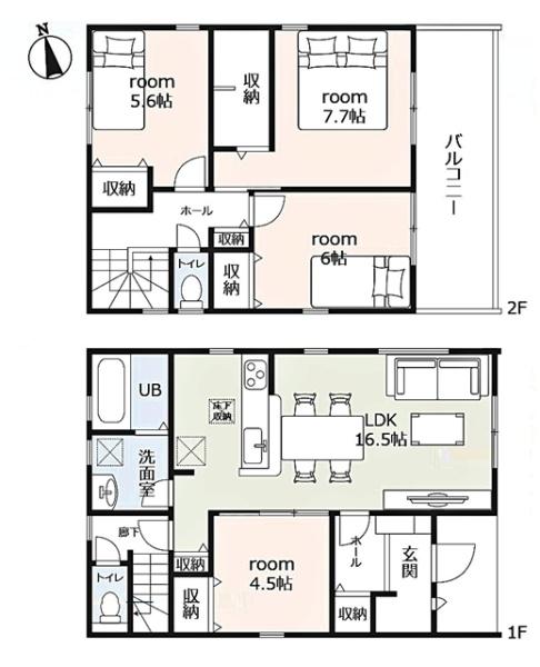 知立市弘法町新築戸建全5棟4号棟
