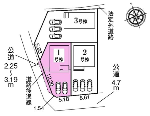 東浦町緒川新築戸建全3棟1号棟