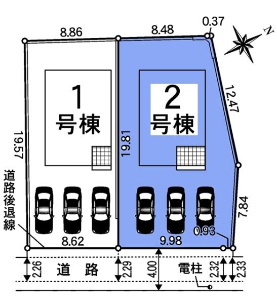 安城市城ケ入町新築戸建全2棟2号棟