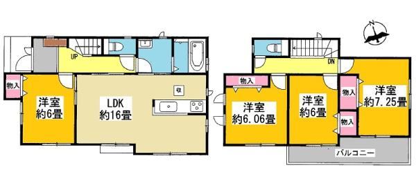半田市旭町新築戸建全3棟2号棟