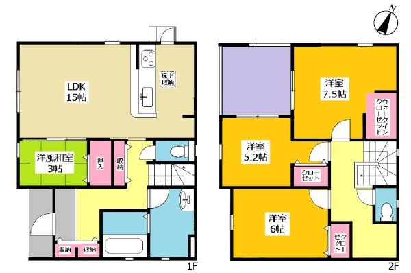半田市新居町新築戸建全2棟1号棟