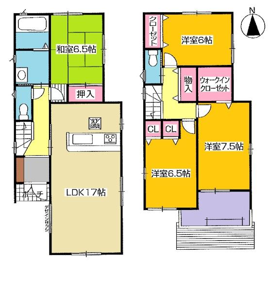 半田市新居町分譲戸建全2棟1号棟