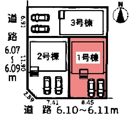 半田市大池町新築戸建全3棟1号棟