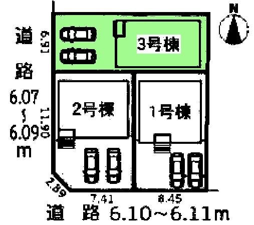 半田市大池町新築戸建全3棟3号棟