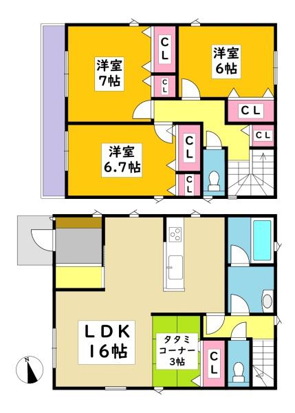 半田市堀崎町新築戸建全2棟2号棟