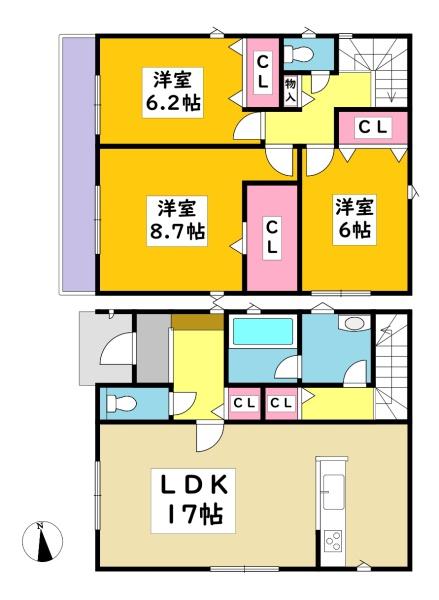 半田市堀崎町新築戸建全2棟1号棟