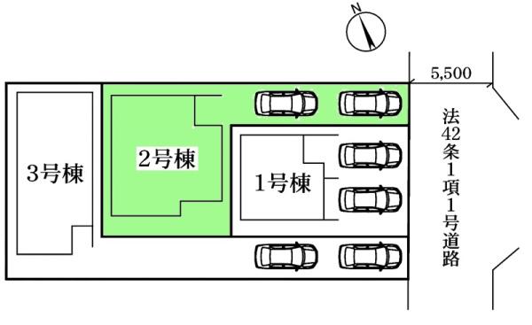 刈谷市板倉町新築戸建全3棟2号棟