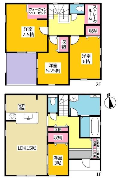 知立市八ツ田町新築戸建全9棟2号棟