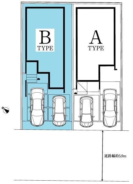 岡崎市稲熊町五丁目新築戸建全2棟B棟