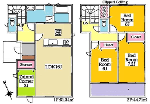 東海市富木島町新築戸建全3棟2号棟