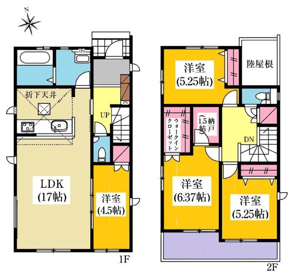 愛知郡東郷町春木台新築戸建全3棟2号棟