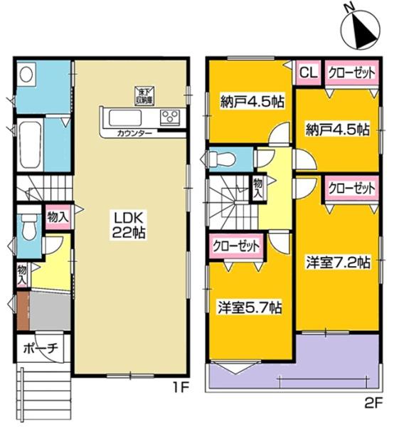 東海市加木屋町新築戸建全2棟2号棟