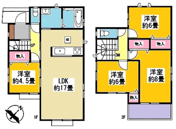 豊田市竹元町新築戸建全2棟1号棟