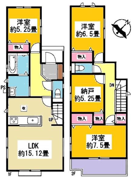 豊田市竹元町新築戸建全2棟2号棟