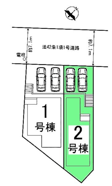 豊田市竹元町新築戸建全2棟2号棟
